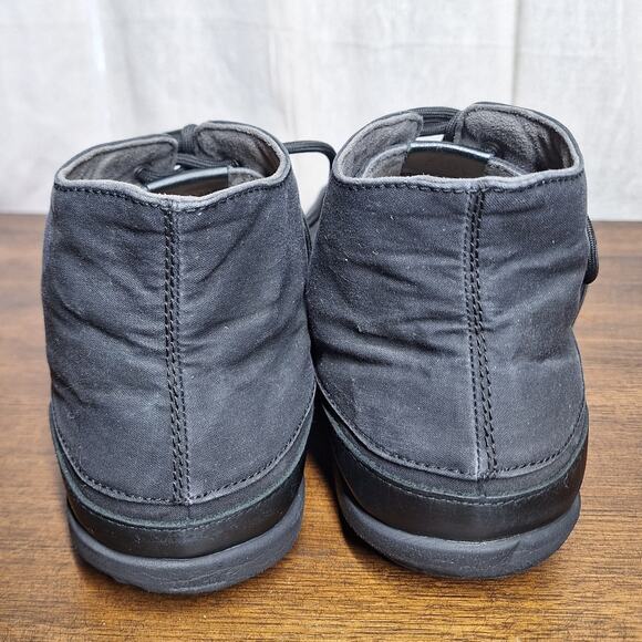 Olukai Nalukai Kappa boots mens 11.5 canvas Hightop shoes black chukka boots main image 4